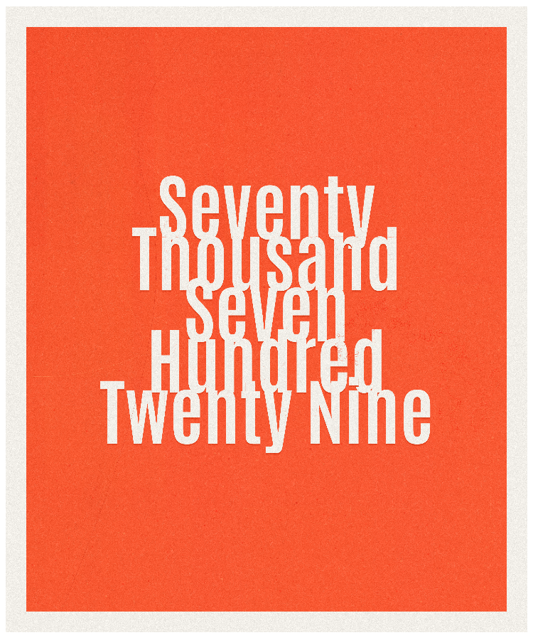 Count #70729