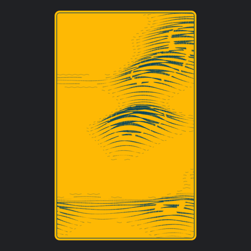 Topographic Playing Card #100