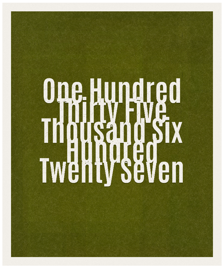 Count #135627