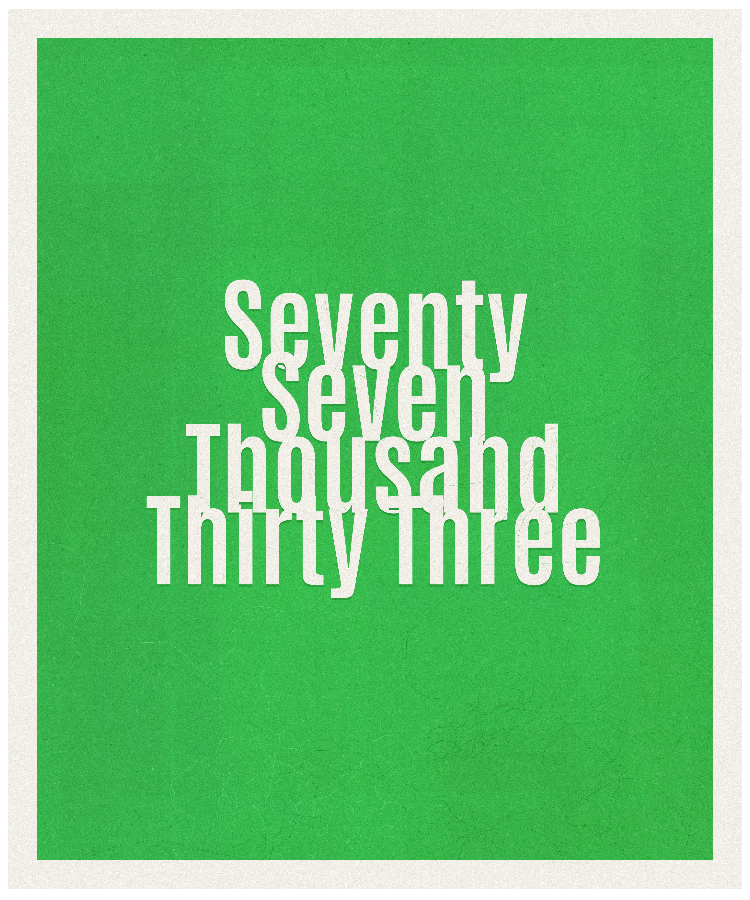 Count #77033