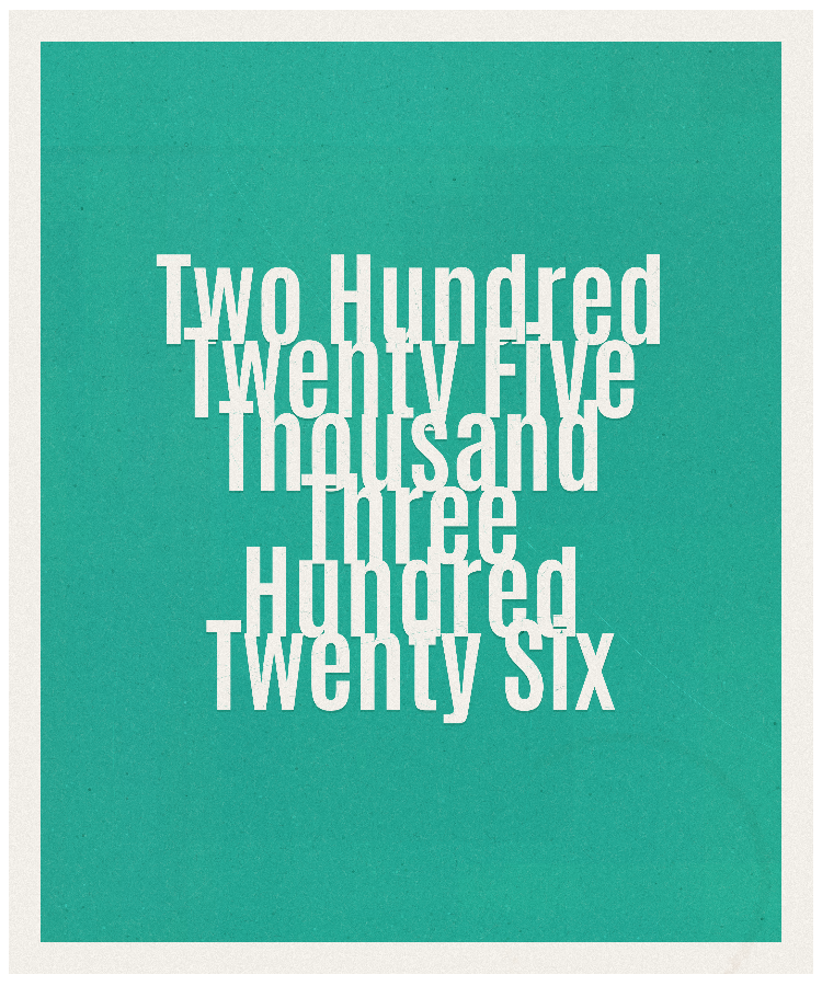 Count #225326