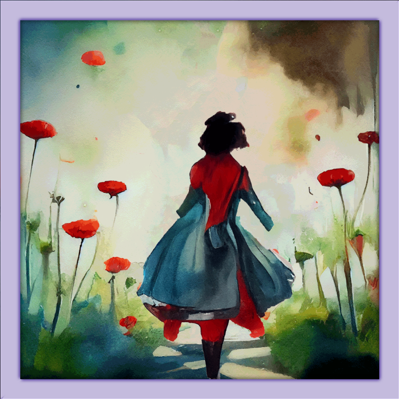 Alice and Big Red Flowers #4