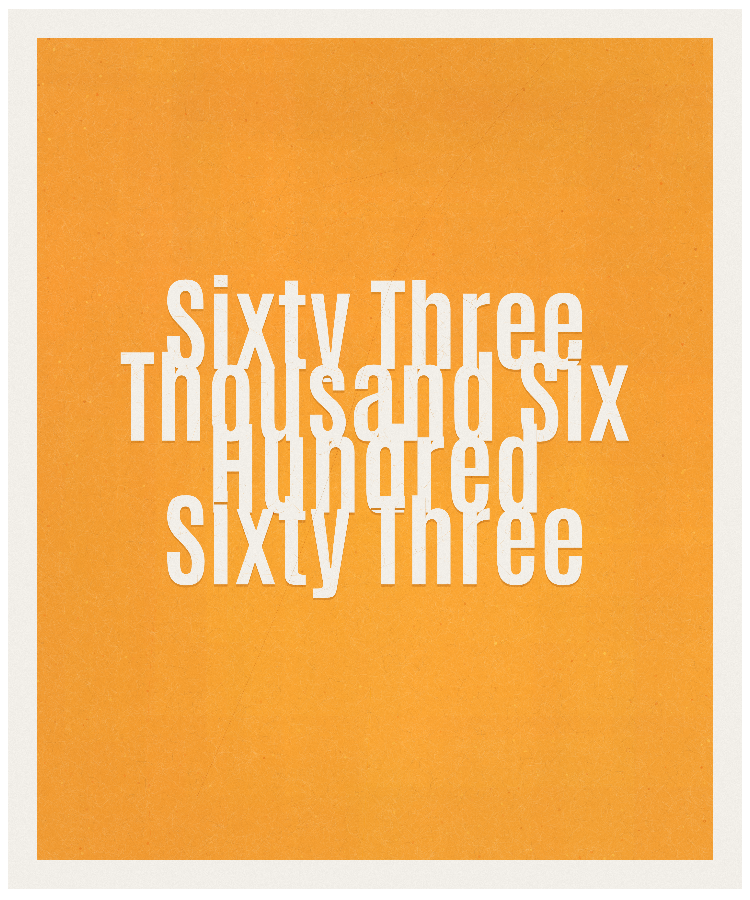 Count #63663