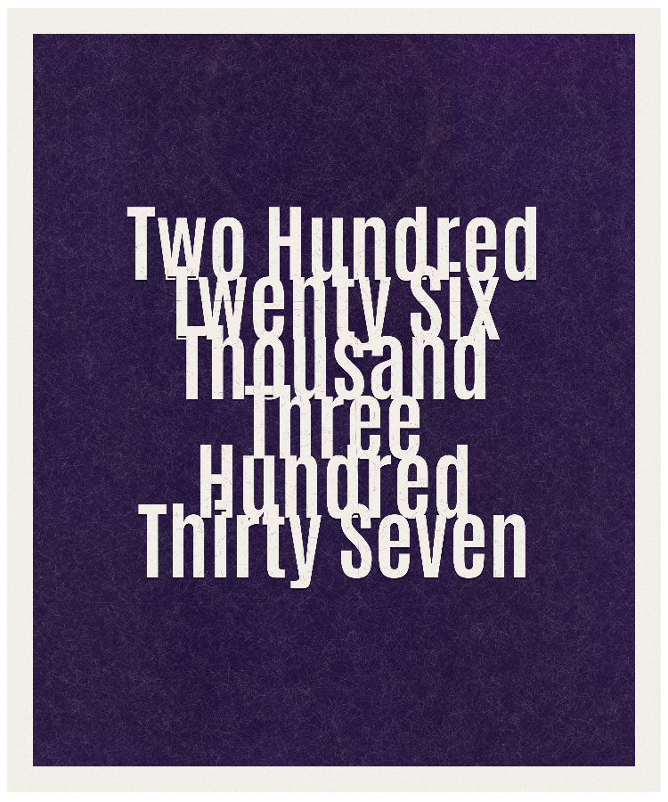 Count #226337