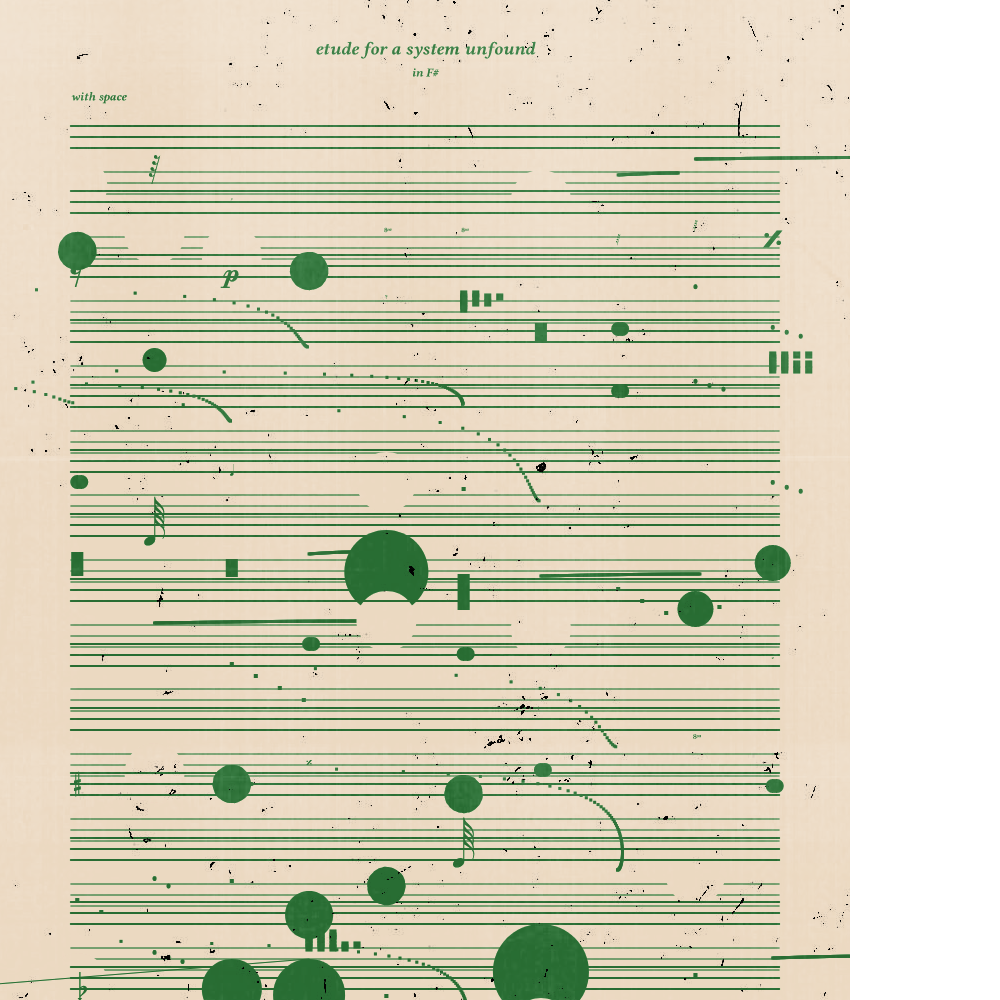 etude for a system unfound #67