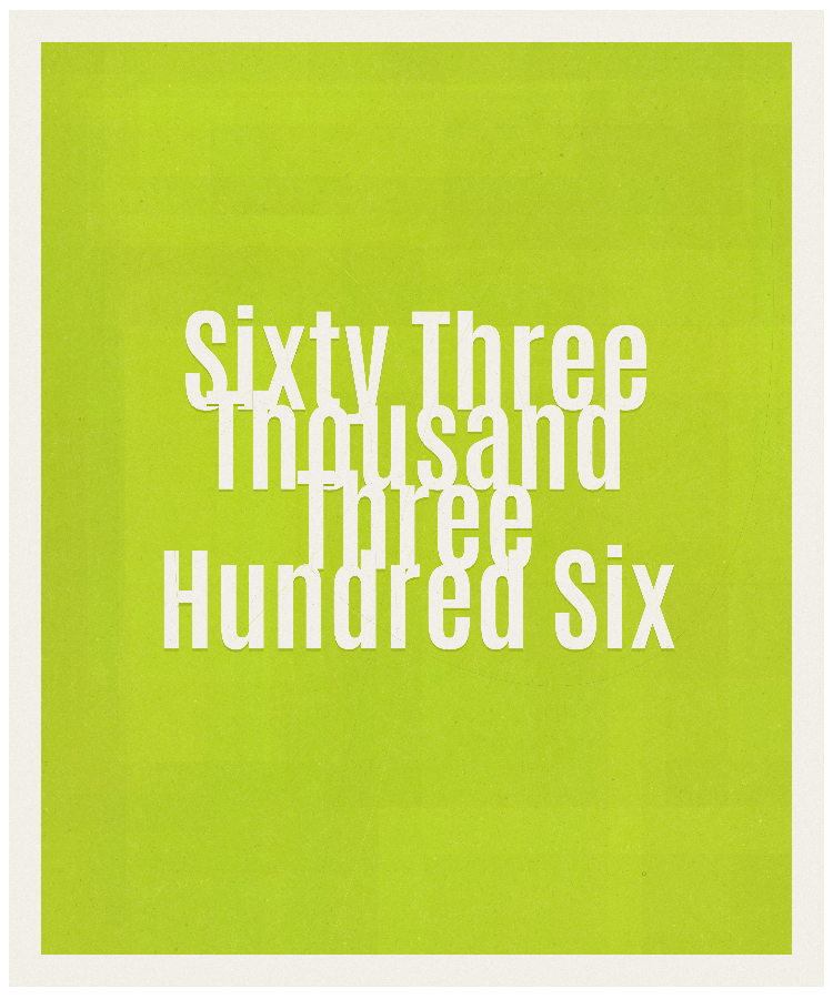 Count #63306