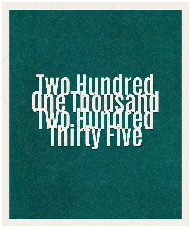 Count #201235