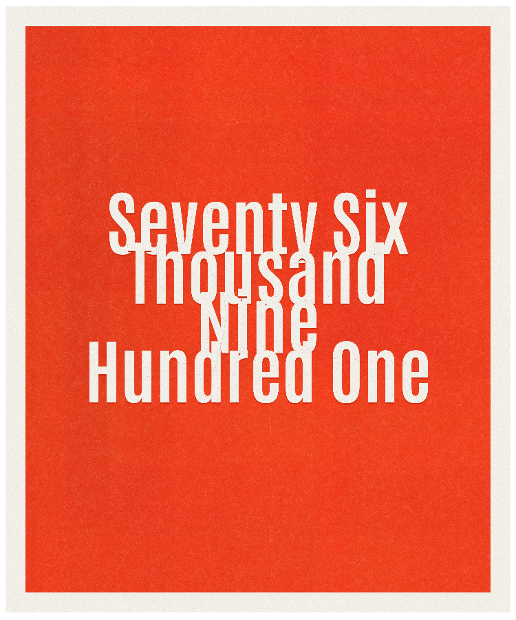 Count #76901