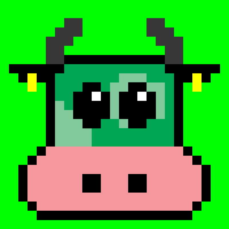 pixel cow #24