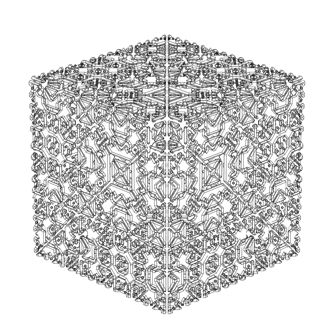 LL21 Alien Art Cube #884