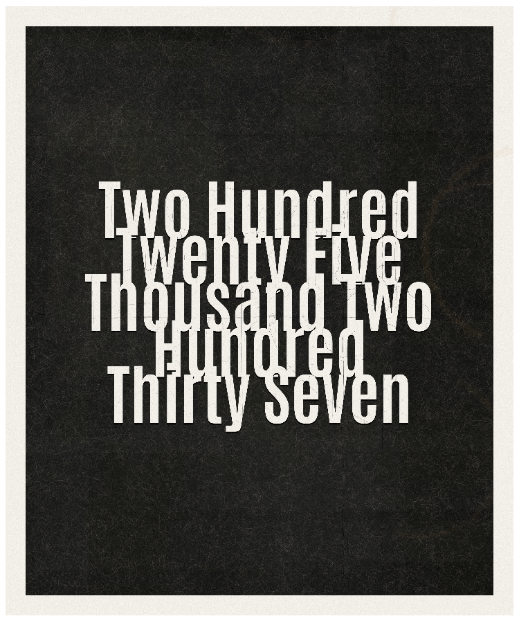 Count #225237