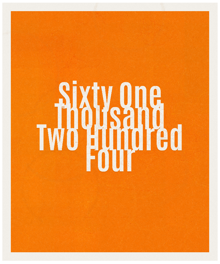 Count #61204