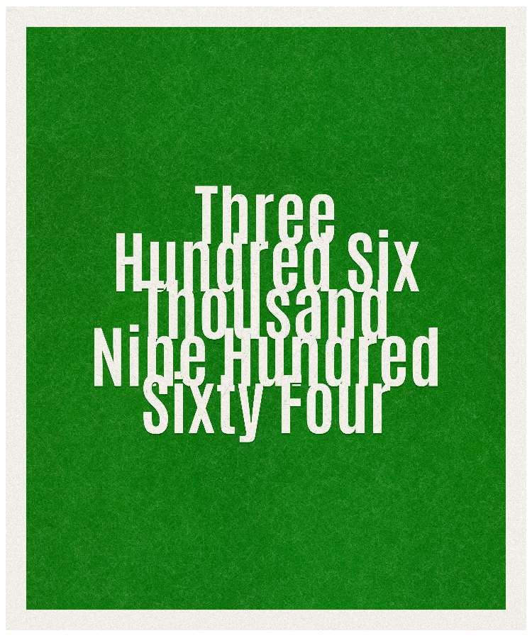 Count #306964