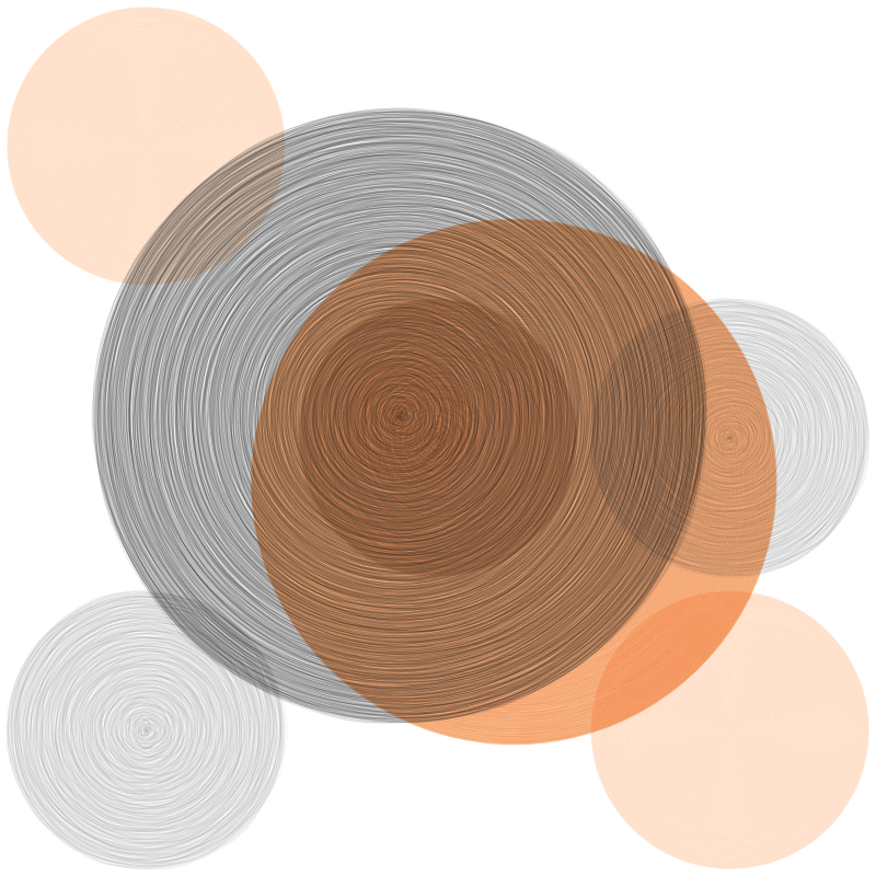 Brushed Circles #44