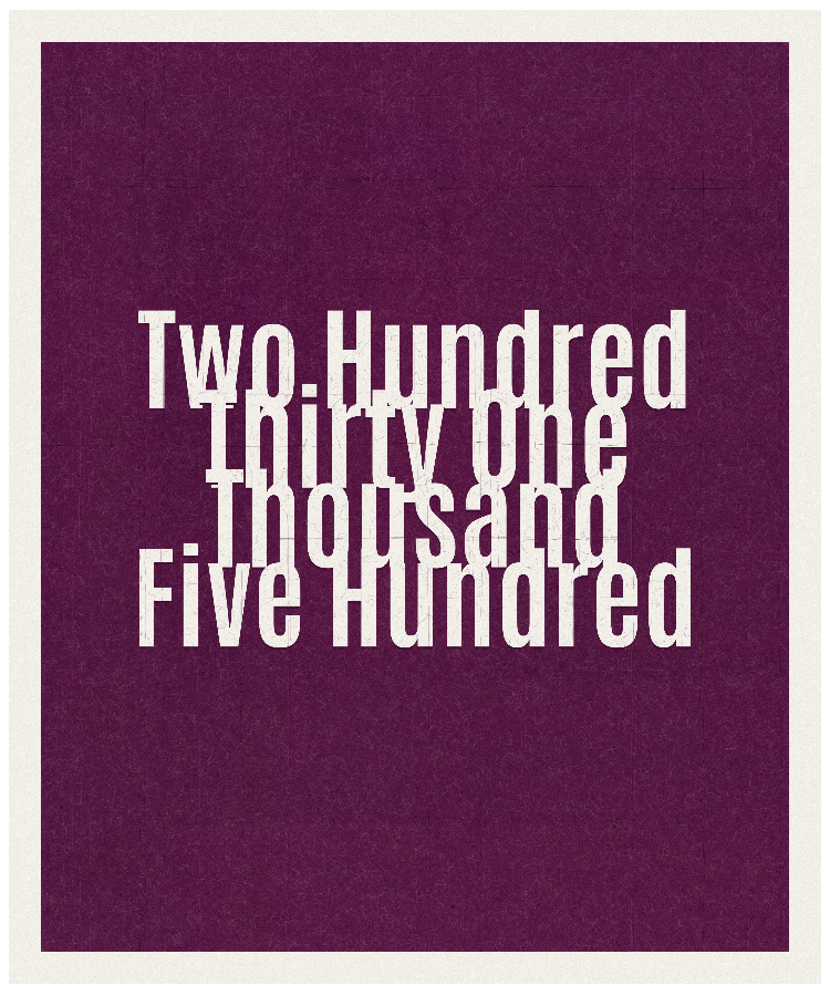 Count #231500