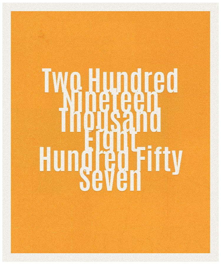 Count #219857