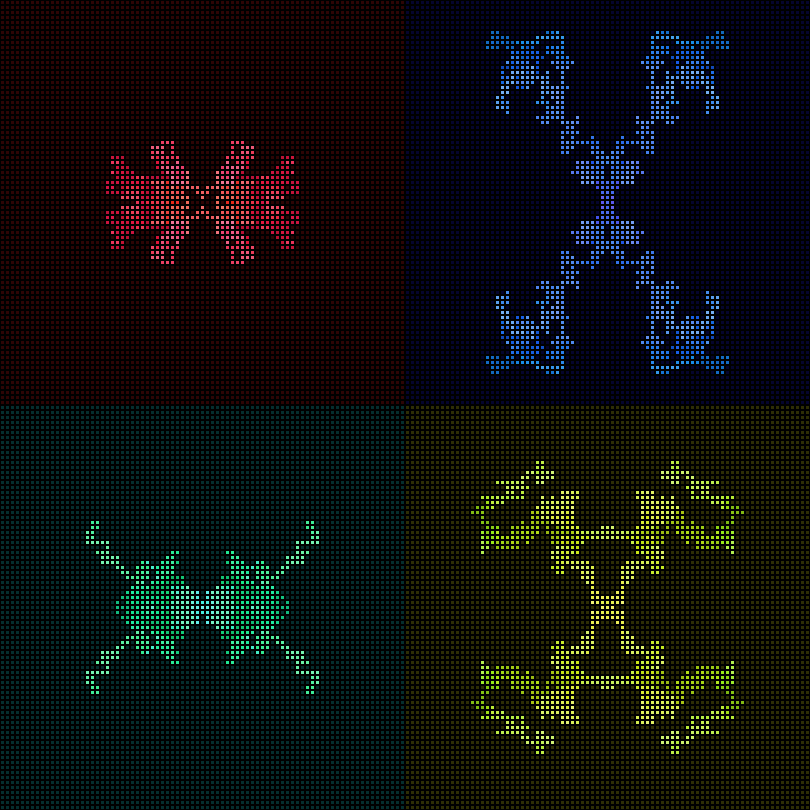 Dither Creatures 2x2 #1