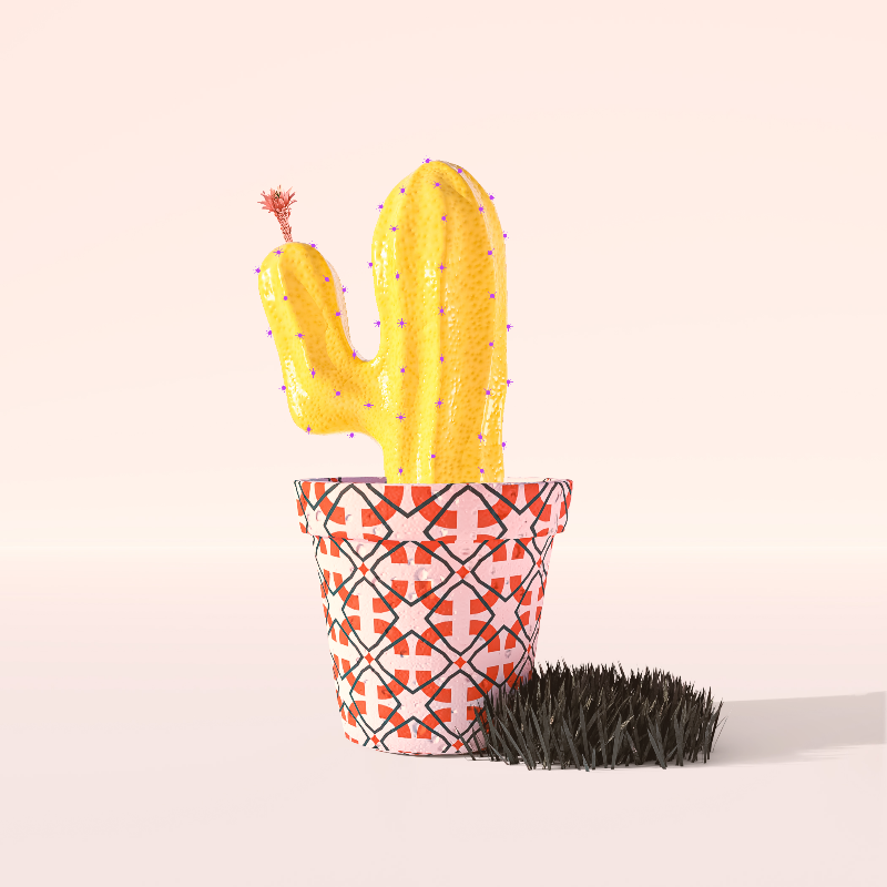 3D Crypto Cacti #46