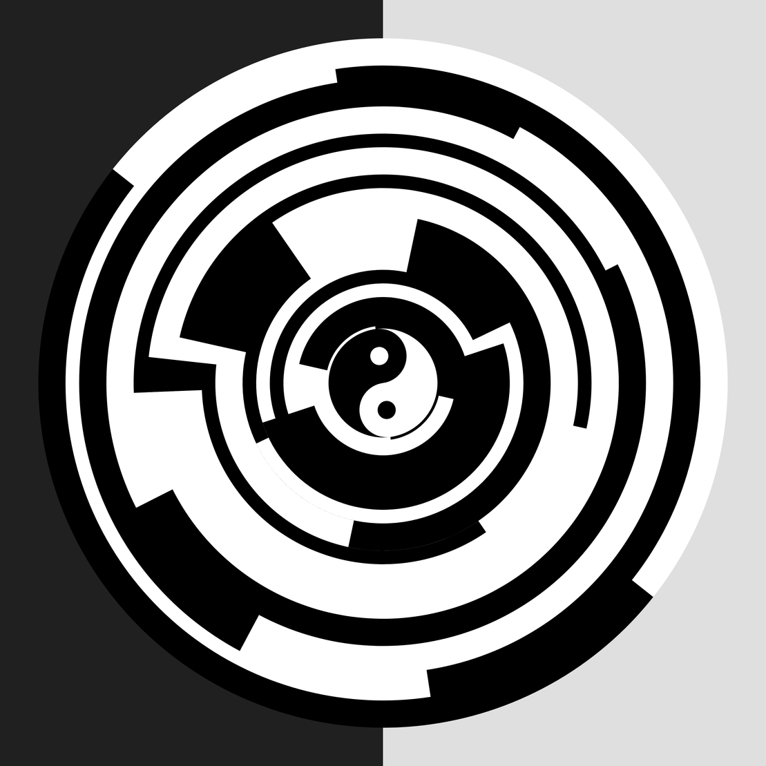 Taijitwo Twist — Monochrome Edition