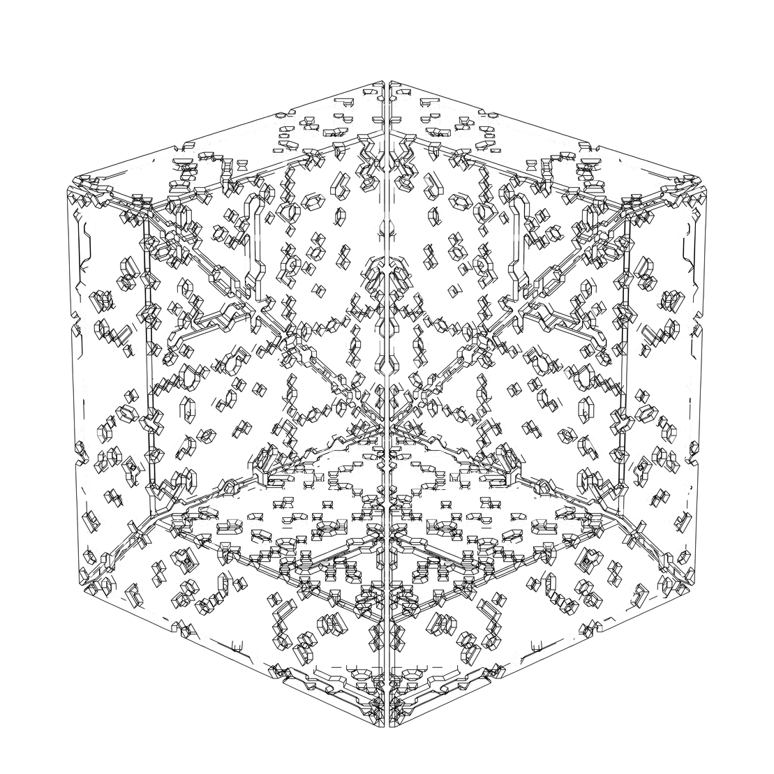 LL21 Alien Art Cube #267