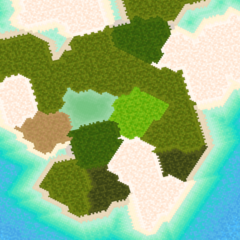 Littlecube Maps: Tropical Oasis Islands #1