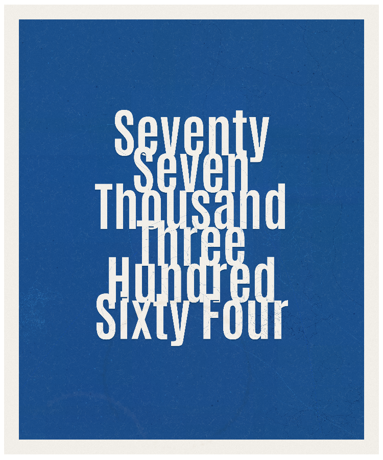 Count #77364