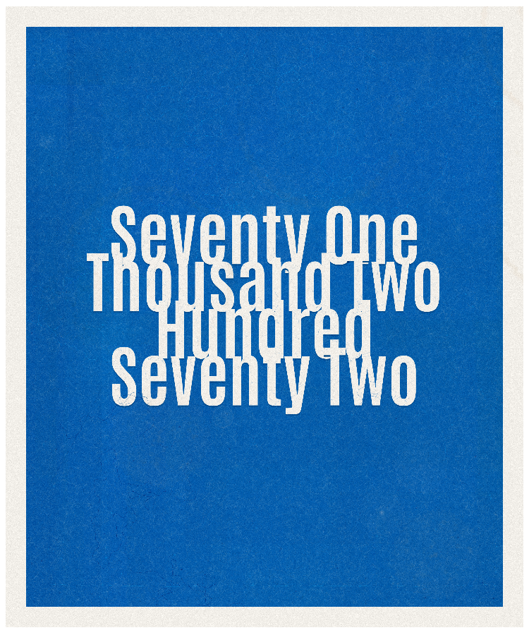 Count #71272