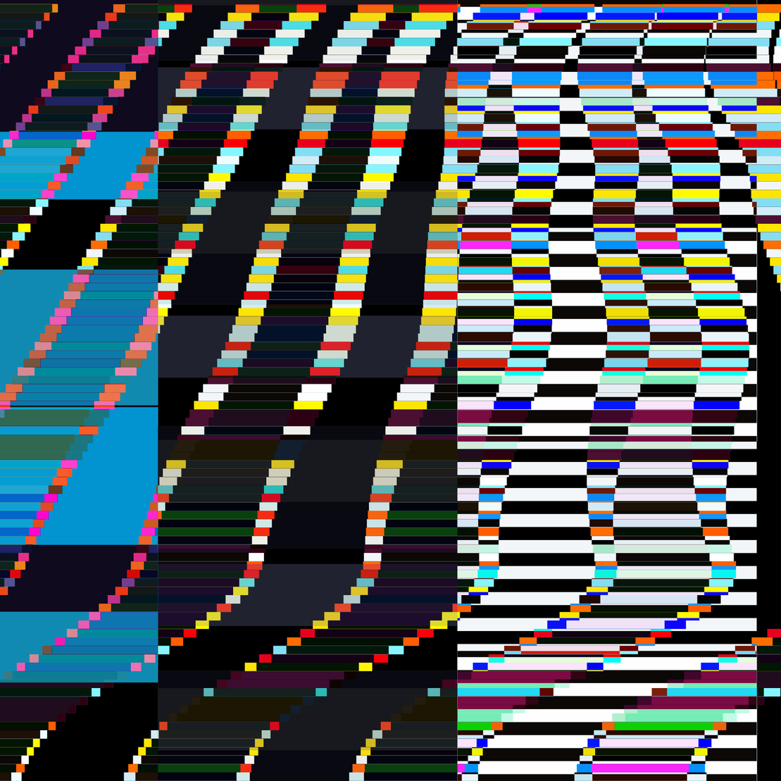 Glitchometry Stripes #27