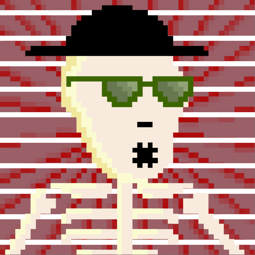 PIXEL SKULLETTI 1 #328