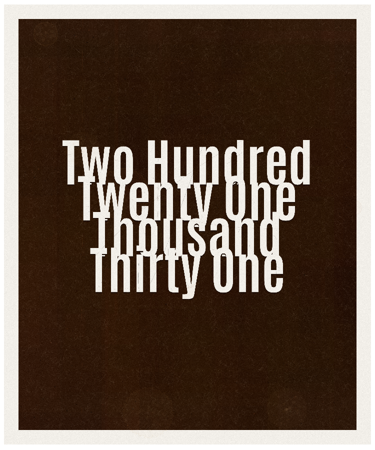 Count #221031
