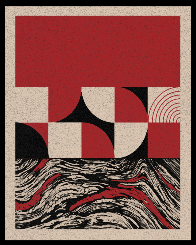 Bauhaus art #red #58