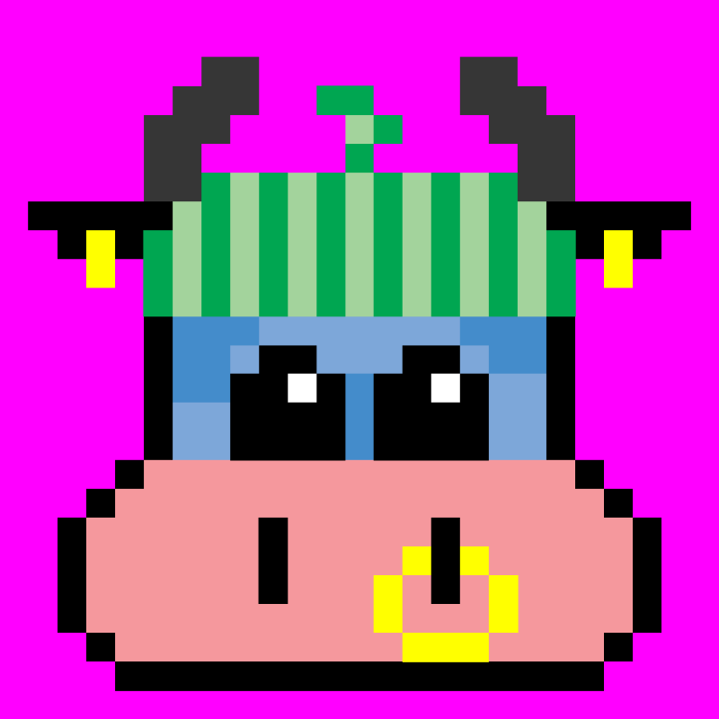 pixel cow #10