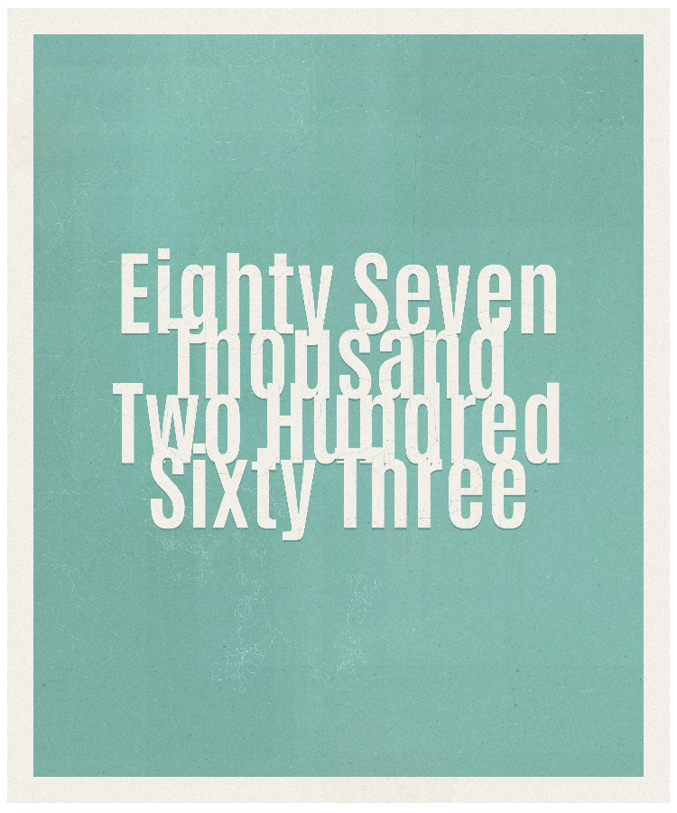 Count #87263