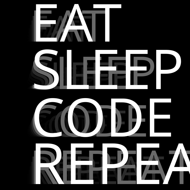 Eat Sleep Code Repeat #38