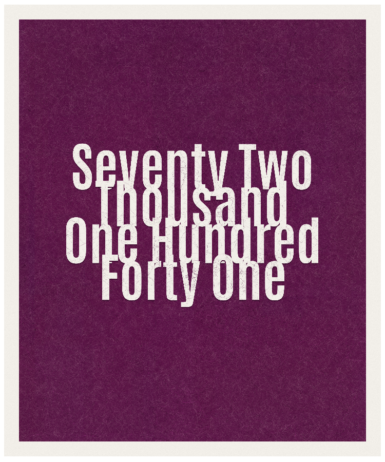 Count #72141