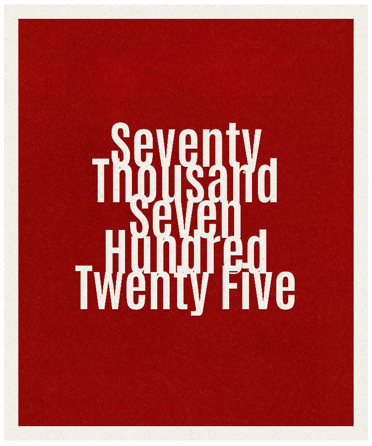 Count #70725