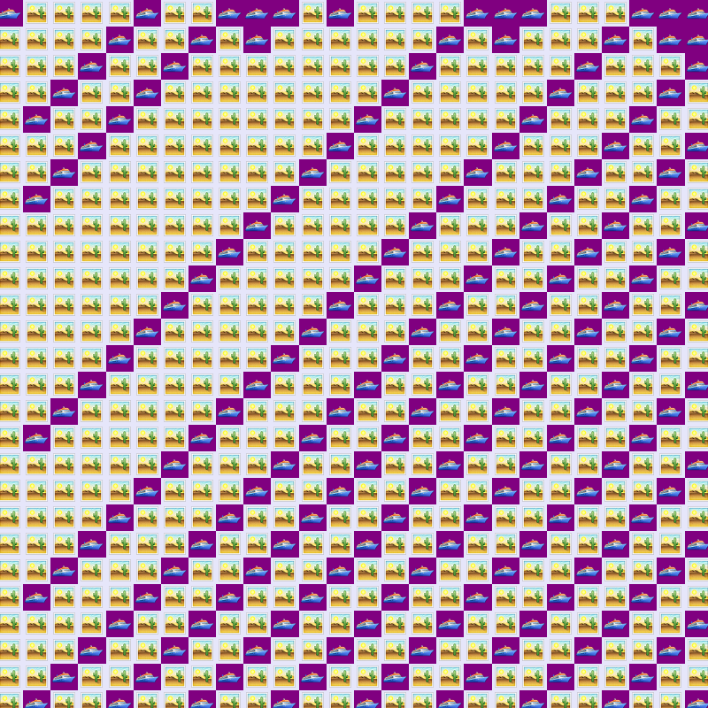 Elementary Cellular Emoji Automata #772