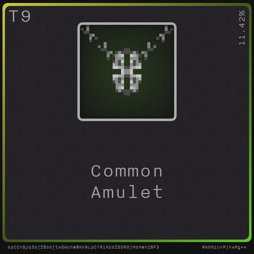 Gear for your quests - Amulet #29