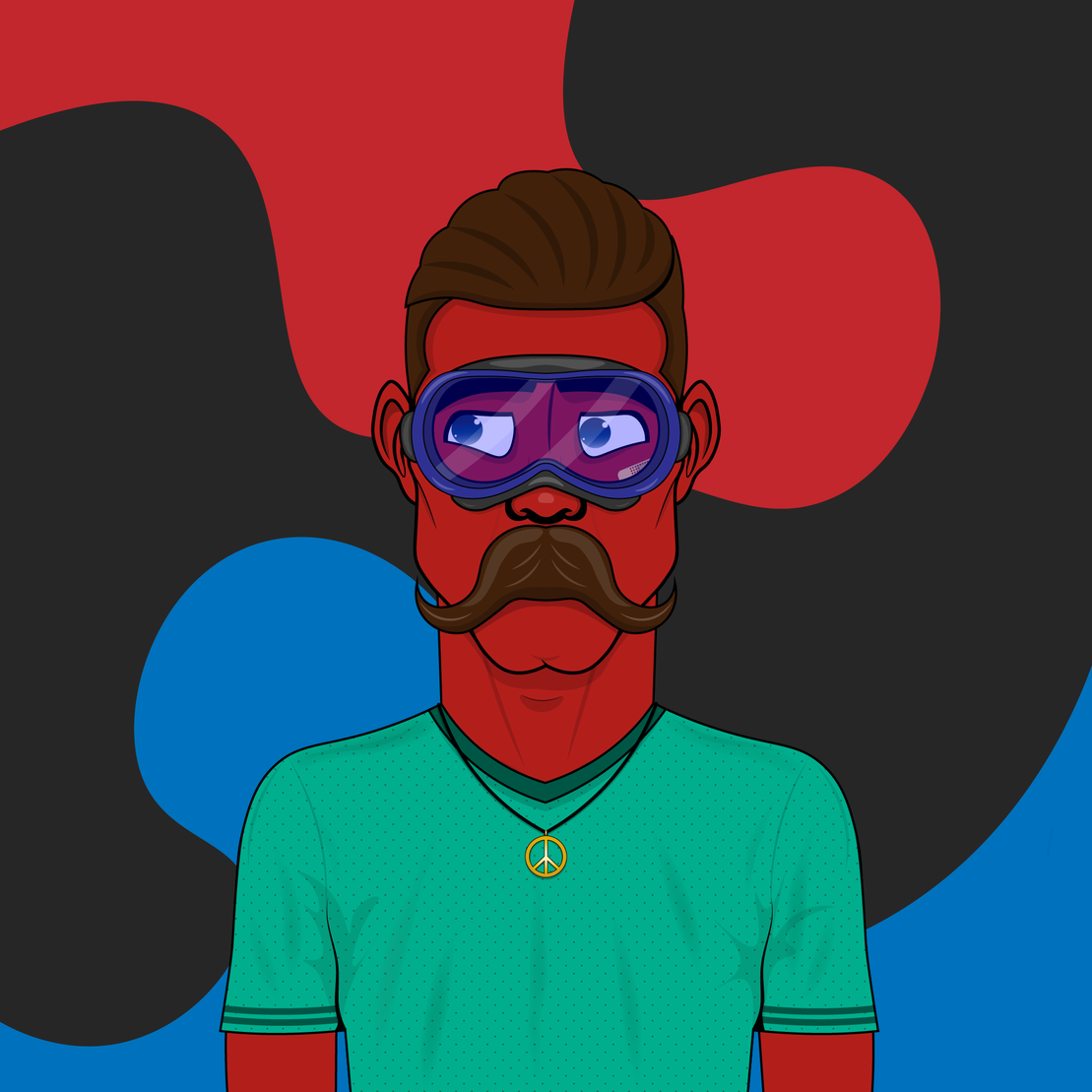 Mustachioed #228