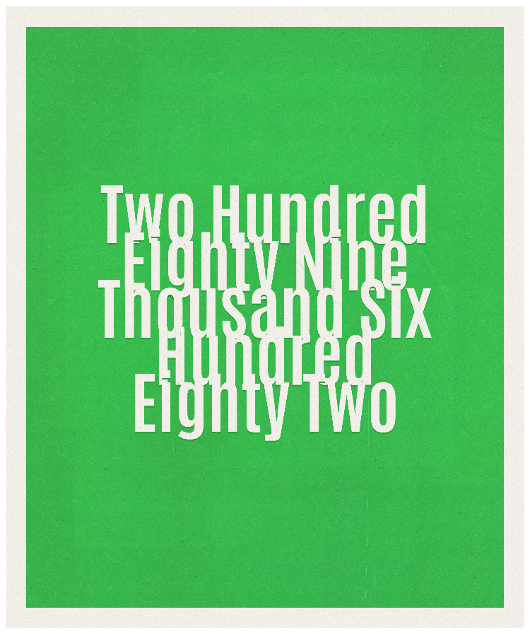 Count #289682