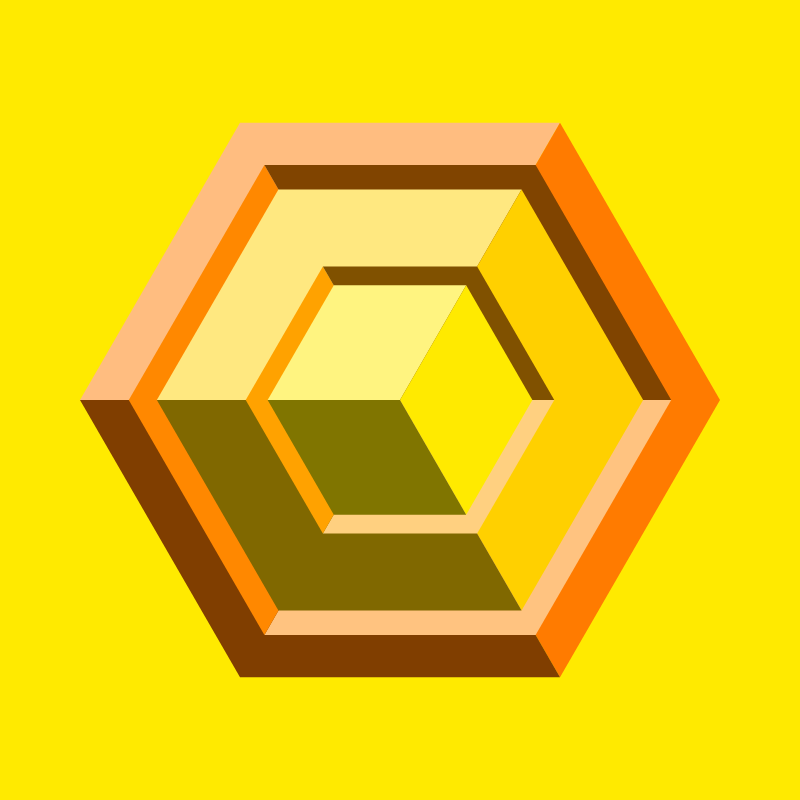 Hexagones - Art for Bots #46