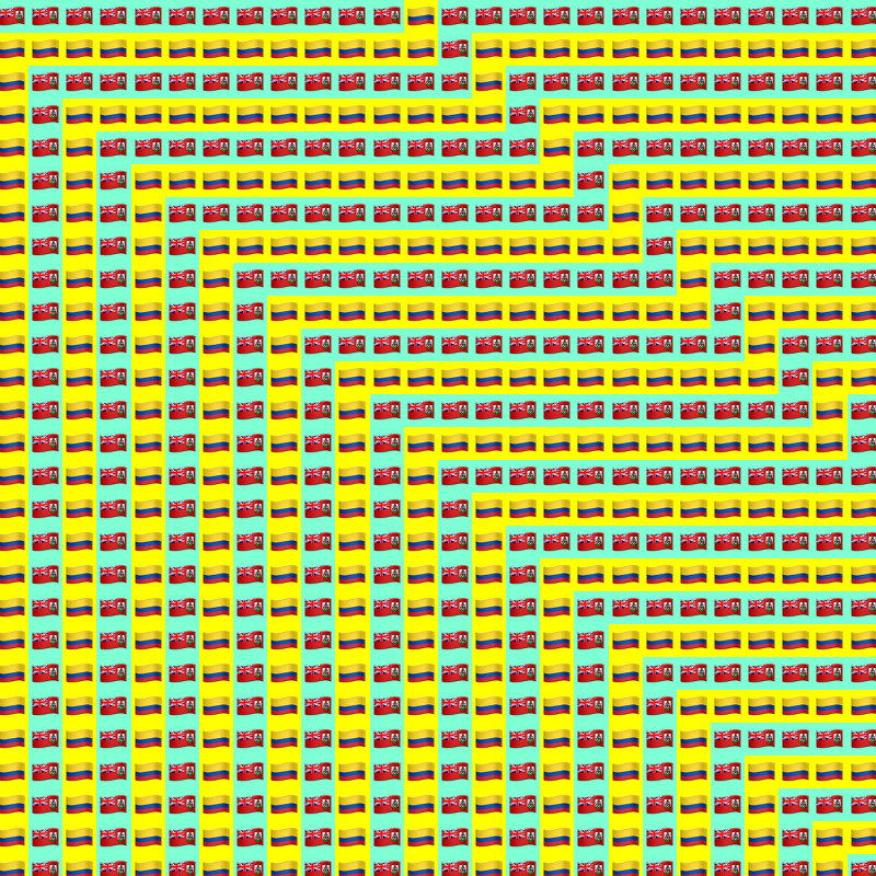 Elementary Cellular Emoji Automata #468