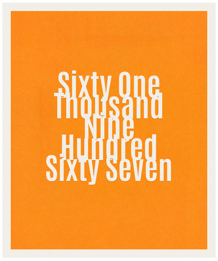 Count #61967