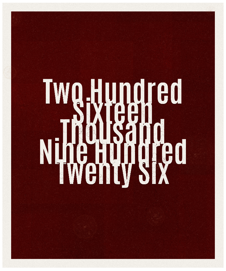 Count #216926