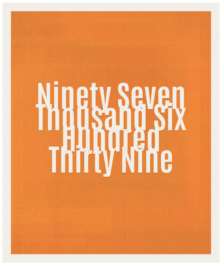 Count #97639