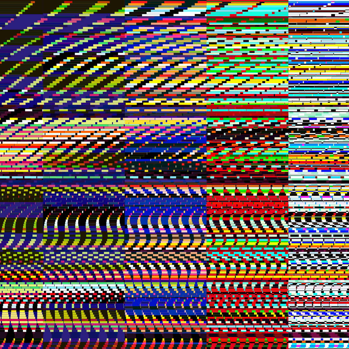 Glitchometry Stripes #7