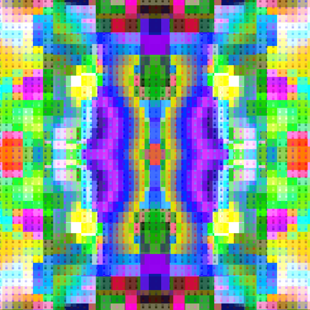 Magical Pixelated Kaleidoscope #8