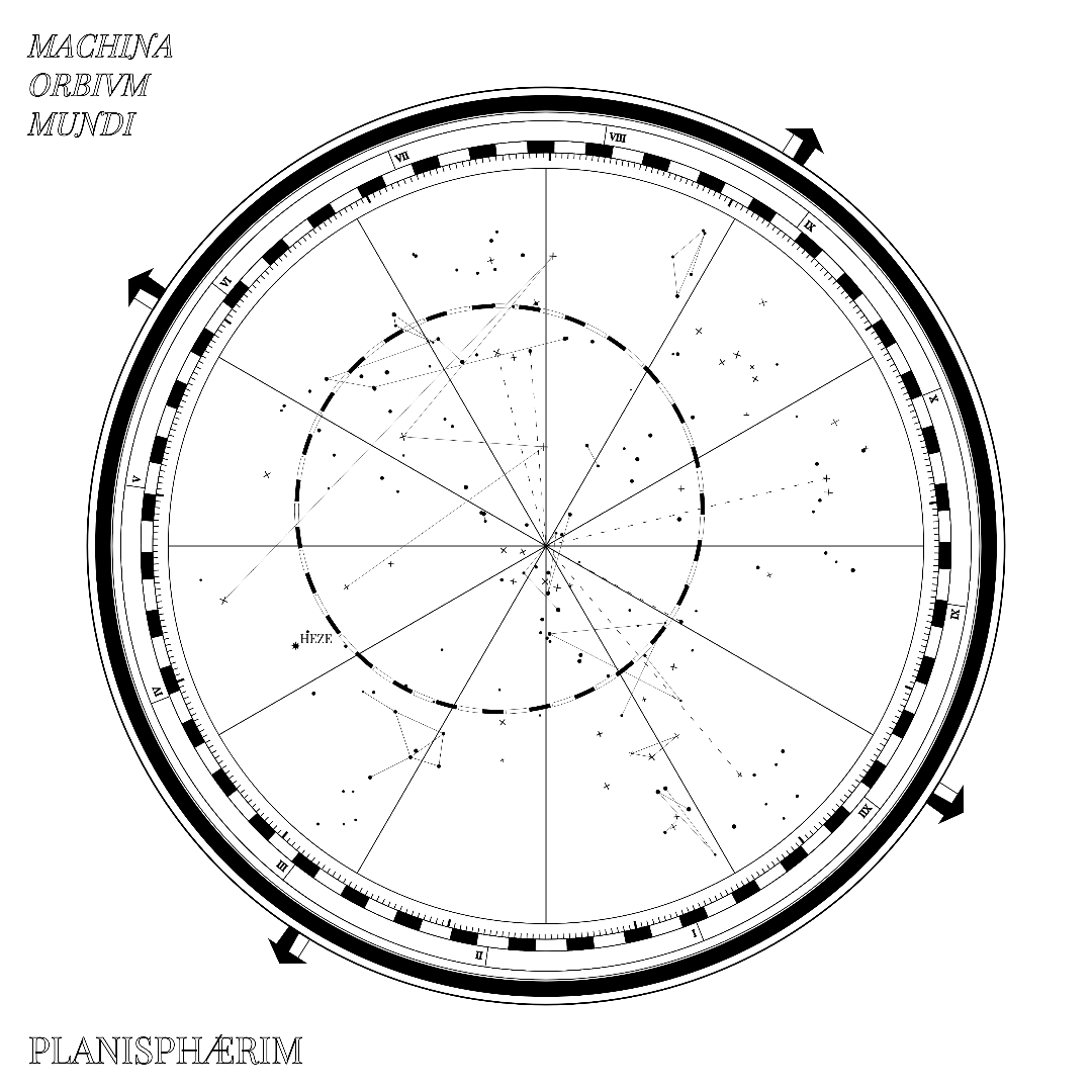 A Fictional Map Of Constellations #57