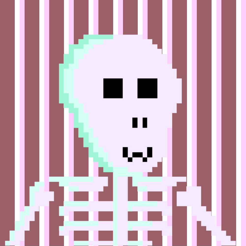 PIXEL SKULLETTI 1 #186