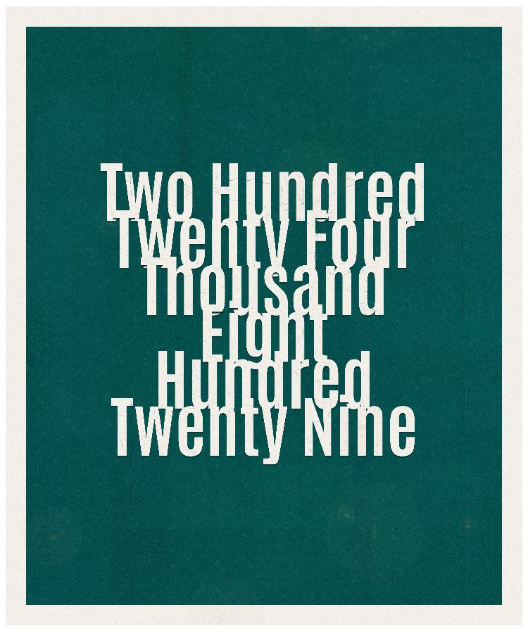 Count #224829